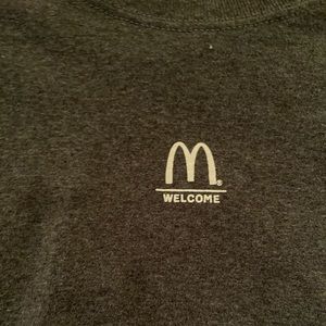 Mcdonald’s work shirt.